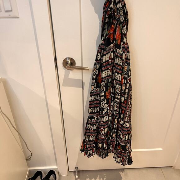 NWT Anthropologie Let Me Be Ruffle Tie Back Dress Medium MSRP $235 - Picture 5 of 12